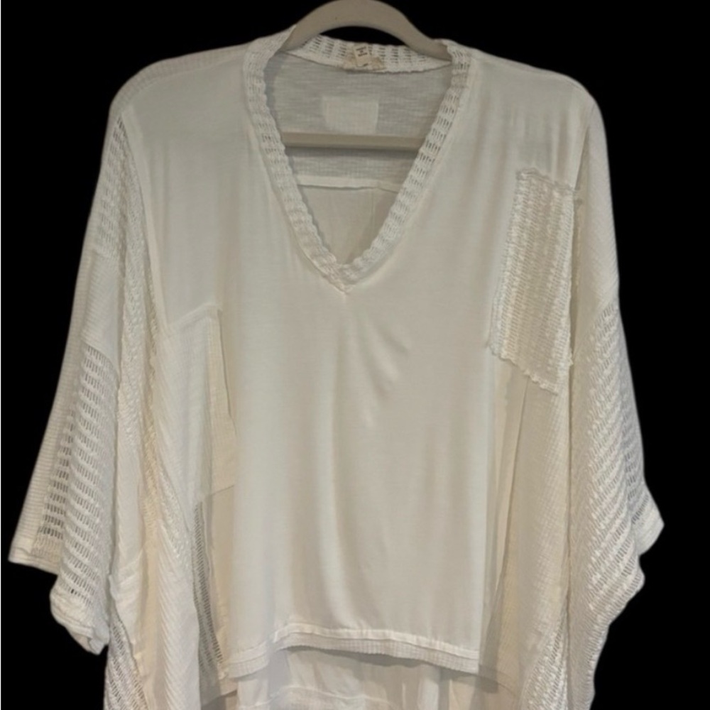 POL- white oversized shirt